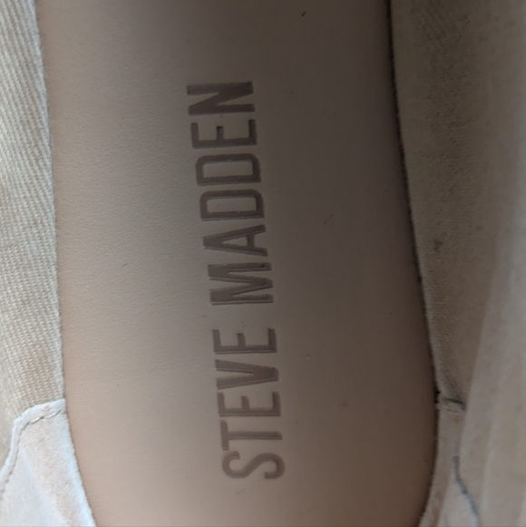 Steve Madden Tan Suede Loafers - Picture 2 of 5